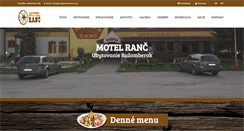 Desktop Screenshot of motelranc.sk